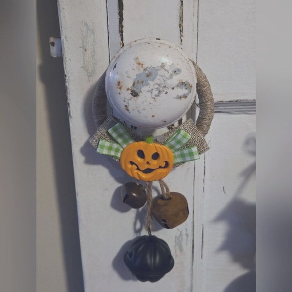 Rustic Halloween Door Hanger Door Knob Hanger Deco